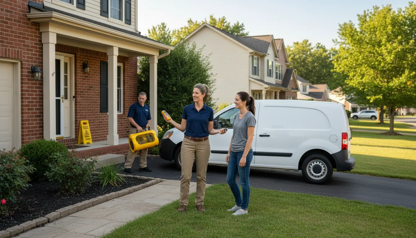 Water restoration image for Dehumidification And Cleanup Services in Clinton, SC